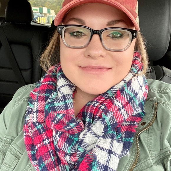 Plaid Infinity Scarf - Picture 4 of 4